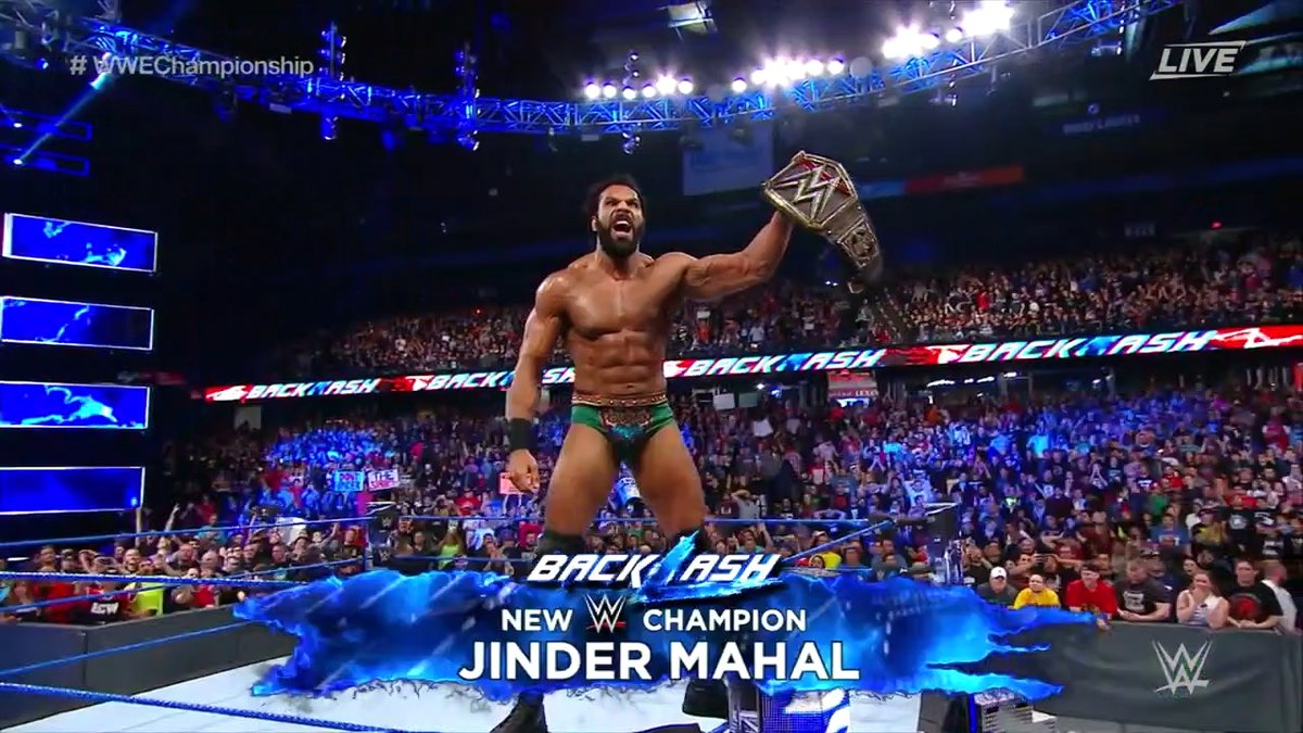 Jinder Mahal WWE Champion MyWrestling