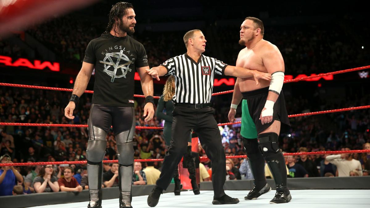 Seth Rollins i Samoa Joe MyWrestling