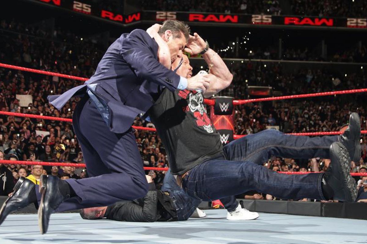 Austin stuns Vince
