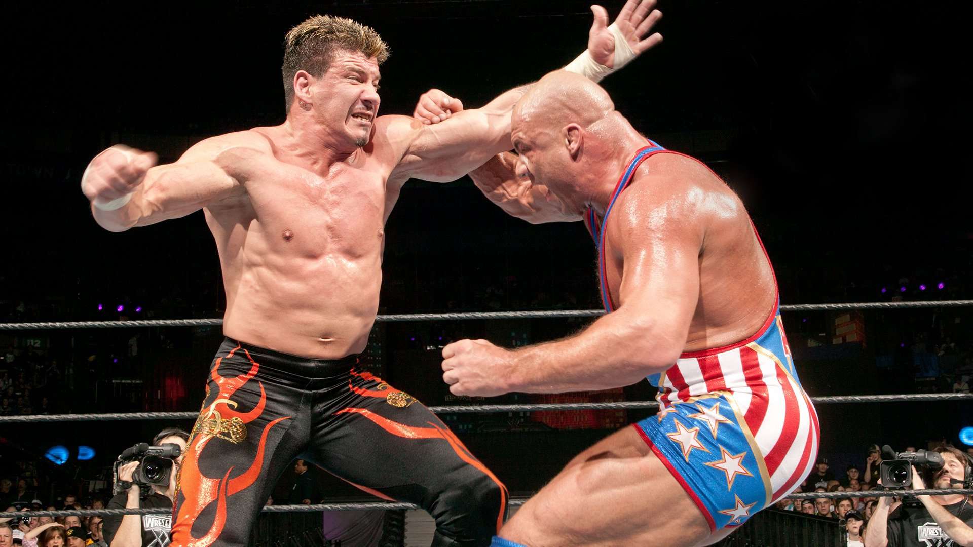 Eddie-Guerrero-and-Kurt-Angle-fight