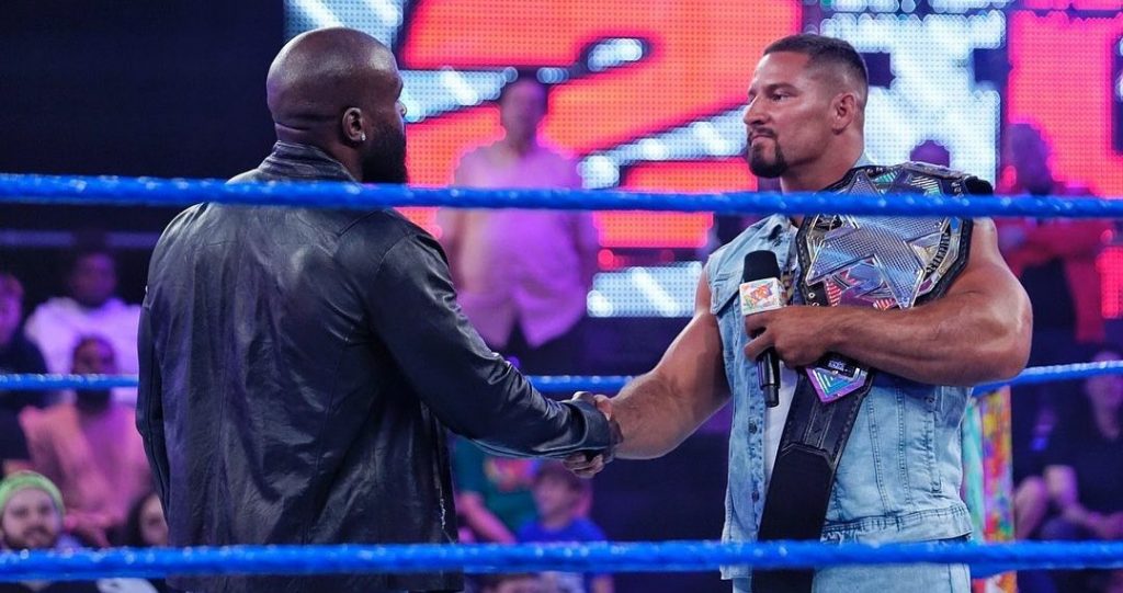 Apollo Crews and Bron Breakker MyWrestling