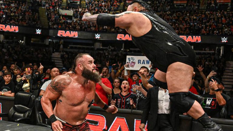 Bronson Reed vs Braun Strowman WWE RAW - https://www.wwe.com/videos/bronson-reed-attacks-braun-strowman-to-cost-him-a-title-opportunity-raw-sept-9-2024