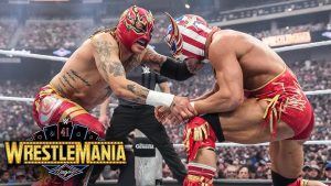Rey Fenix vs. El Grande Americano - https://www.youtube.com/watch?v=tiHUWANK6Yg