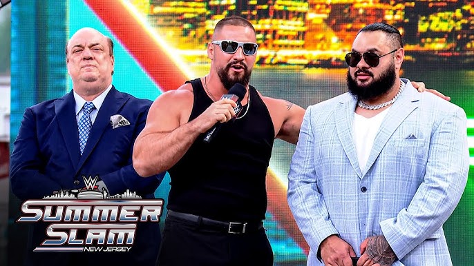 Bronson Reed gloats with Roman Reigns' sneakers: SummerSlam 2025 Kickoff, Aug. 1, 2025 https://www.youtube.com/watch?v=dP8GrtIj-y4