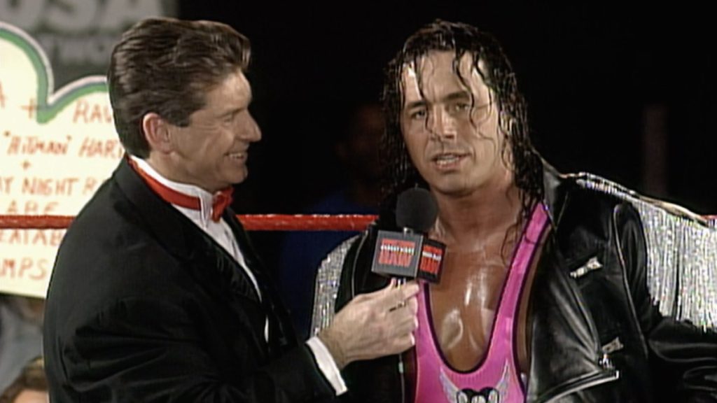 Bret Hart Vince McMahon Raw after WrestleMania X
