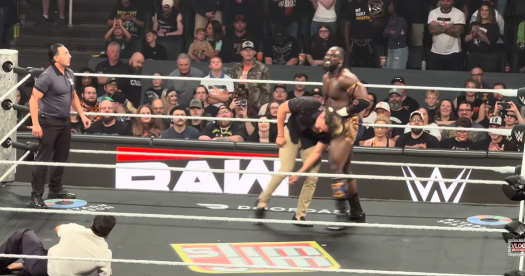 Oba Femi WWE RAW- https://www.youtube.com/watch?v=ddjM4TuacGY