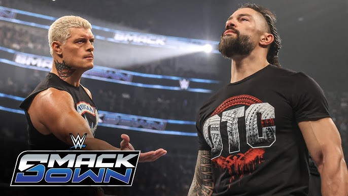 Roman Reigns and Cody Rhodes agree to join forces at Bad Blood: SmackDown highlights, Sept. 13, 2024 https://www.youtube.com/watch?v=gRQ5O34HNwM